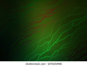 Light Green vector doodle blurred texture. Creative illustration in blurred style with doodles and Zen tangles. A completely new template for your business design.