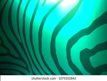 Light Green vector doodle blurred template. Decorative shining illustration with doodles on abstract template. The completely new template can be used for your brand book.