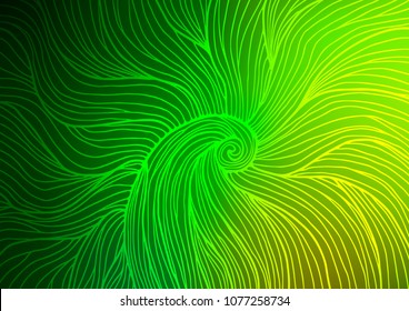 Light Green vector doodle blurred template. Brand-new colored illustration in blurry style with doodles. The template can be used as a background for cell phones.