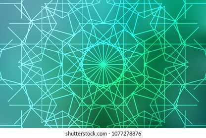 Light Green vector doodle blurred background. Glitter abstract illustration with doodles and lines drawn by child. A completely new design for your business.