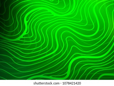 Light Green vector doodle blurred background. Decorative shining illustration with doodles on abstract template. Brand-new style for your business design.