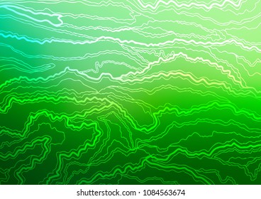 Light Green vector doodle blurred texture. An elegant bright illustration with lines in Natural style. The pattern can be used for heads of websites and designs.