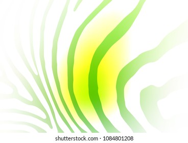 Light Green vector doodle blurred texture. Glitter abstract illustration with doodles and Zen tangles. Brand-new style for your business design.