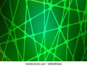 Light Green vector doodle blurred background. Ethnic elegant natural pattern with gradient. Brand-new design for your business.