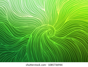 Light Green vector doodle blurred template. Modern geometrical abstract illustration with doodles. The best blurred design for your business.