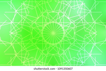 Light Green vector doodle blurred background. A completely new color illustration in doodle style drawn by child. Hand painted design for web, wrapping, wallpaper.