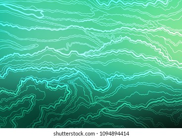 Light Green vector doodle blurred background. Doodles on blurred abstract background with gradient. A completely new design for your business.