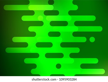 Light Green vector doodle blurred template. Glitter abstract illustration with doodles and Zen tangles. The pattern can be used for coloring books and pages for kids.