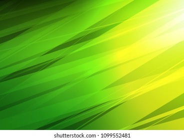 Light Green vector doodle blurred pattern. Colorful abstract illustration with lines in Asian style. The doodle design can be used for your web site.