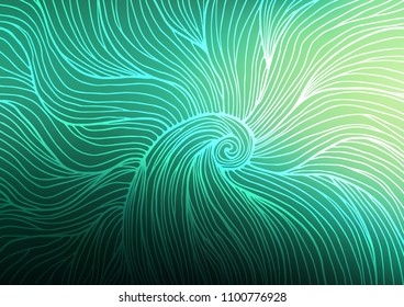 Light Green vector doodle blurred texture. Brand-new colored illustration in blurry style with doodles. Brand-new style for your business design.