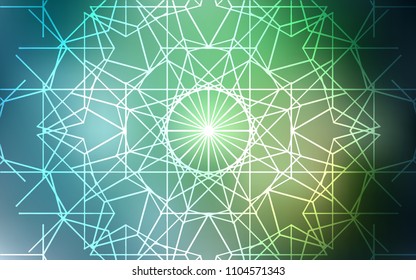 Light Green vector doodle blurred pattern. Brand-new colored illustration in blurry style with doodles drawn by child. Brand-new style for your business design.