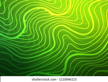 Light Green vector doodle blurred pattern. Glitter abstract illustration with doodles and Zen tangles. A completely new design for your business.