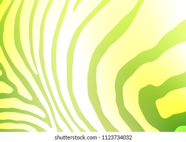 Light Green vector doodle blurred template. Creative illustration in blurred style with doodles and Zen tangles. The textured pattern can be used for website.