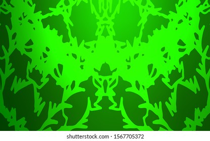 Light Green vector doodle blurred texture. Glitter abstract illustration with doodles and lines drawn by child. A new texture for your design.