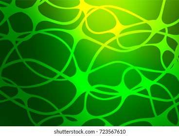 Light Green vector doodle blurred background. Modern geometrical abstract illustration with doodles. The pattern can be used for heads of websites and designs.
