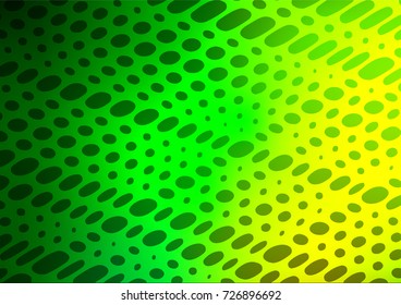 Light Green vector doodle blurred template. Shining colored illustration with doodles in Zen tangle style. The best blurred design for your business.