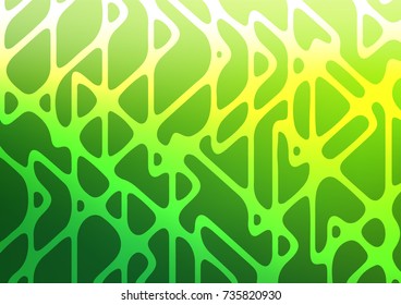 Light Green vector doodle blurred template. An elegant bright illustration with lines in Natural style. The pattern can be used for wallpapers and coloring books.