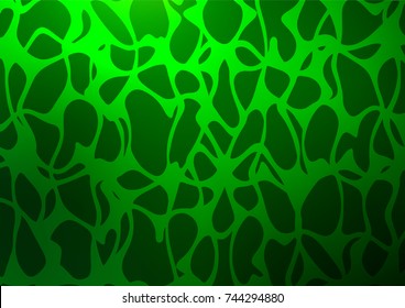 Light Green vector doodle blurred texture. Ethnic elegant natural pattern with gradient. The template can be used as a background for cell phones.