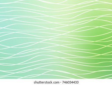 Light Green vector doodle blurred pattern. Decorative shining illustration with doodles on abstract template. The pattern can be used for heads of websites and designs.