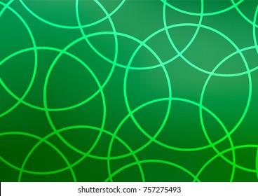 Light Green vector doodle blurred background. Colorful illustration in abstract style with doodles and Zen tangles. Brand-new design for your business.