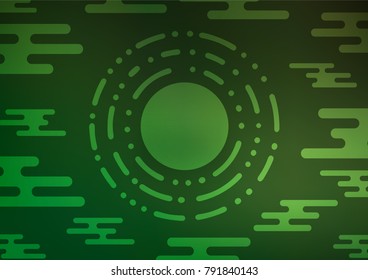 Light Green vector doodle blurred background. Modern geometrical abstract illustration with doodles. The best blurred design for your business.