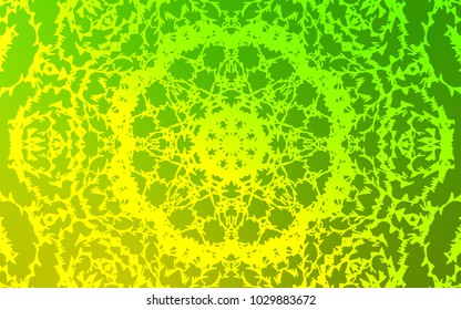 Light Green vector doodle bright pattern. Decorative shining childish illustration with doodles on abstract template. The elegant pattern can be used as a part of a brand book.