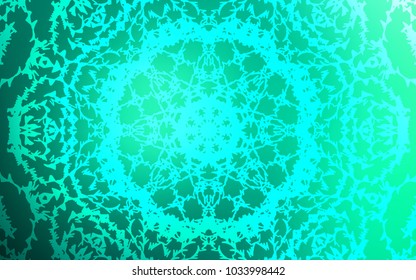 Light Green vector doodle bright layout. Decorative shining childish illustration with doodles on abstract template. The elegant pattern can be used as a part of a brand book.