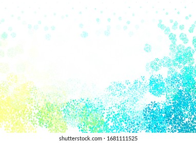 Light Green vector doodle pattern with leaves. Colorful abstract illustration with leaves in doodle style. Elegant pattern for your brand book.