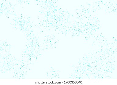 Light Green vector doodle template with flowers. Creative illustration in blurred style with flowers. New template for your design.