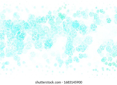 Hellgrüne Vektorillustration doodle Textur mit Blättern. Eine vage abstrakte Illustration mit Blättern im Doodles-Stil. Neuer Stil für Ihr Business-Design.