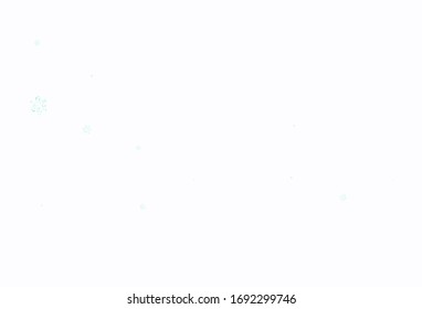 Light Green vector elegant background with flowers. Flowers in natural style on white background. A new texture for your wallpaper design.
