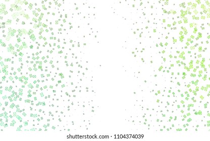 Light Green vector geometric simple minimalistic background, which consist of triangles on white background. Triangular pattern with gradient for your business design. 