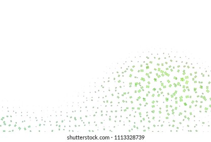 Light Green vector geometric simple minimalistic background, which consist of triangles on white background. Triangular pattern with gradient for your business design. 