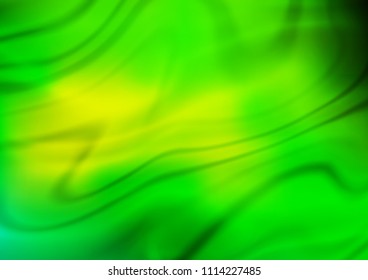 Light Green vector glossy abstract pattern. Brand new colored illustration in blurry style with gradient. The template can be used as a background of a cell phone.