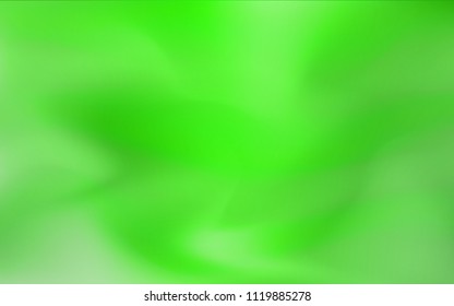 Light Green vector glossy abstract cover. An elegant bright illustration with gradient. The best blurred design for your business.