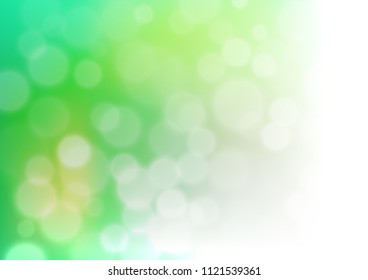 Light Green vector glossy abstract template. Colorful abstract illustration with gradient. The blurred design can be used for your web site.