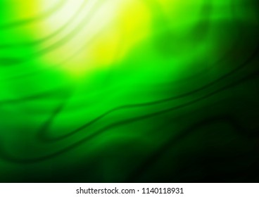 Light Green vector glossy abstract background. Creative illustration in halftone style with gradient. The best blurred design for your business.
