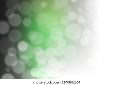 Light Green vector glossy abstract template. A completely new color illustration in a bokeh style. The template for backgrounds of cell phones.