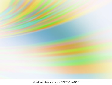 Light Green vector glossy abstract template. Creative illustration in halftone style with gradient. Brand new style for your business design.