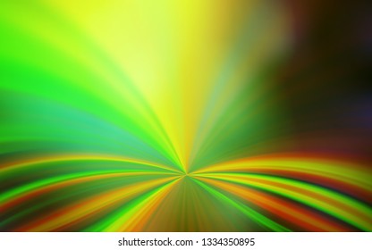 Light Green vector glossy abstract backdrop. Glitter abstract illustration with gradient design. New design for your business.