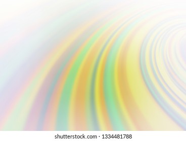 Light Green vector glossy abstract template. A completely new color illustration in a bokeh style. Brand new style for your business design.