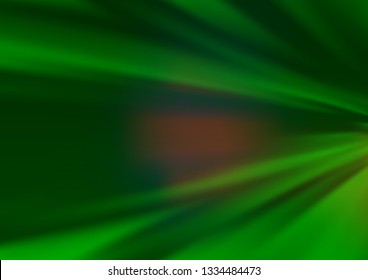Light Green vector glossy abstract template. A completely new color illustration in a bokeh style. The template for backgrounds of cell phones.