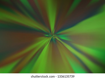 Light Green vector glossy abstract background. Colorful abstract illustration with gradient. The blurred design can be used for your web site.