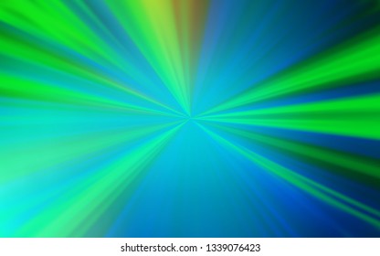 Light Green vector glossy abstract backdrop. A completely new colored illustration in blur style. Elegant background for a brand book.