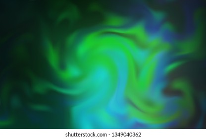Light Green vector glossy abstract background. Colorful illustration in abstract style with gradient. Smart design for your work.