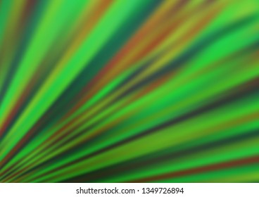 Light Green vector glossy abstract background. Creative illustration in halftone style with gradient. A completely new design for your business.