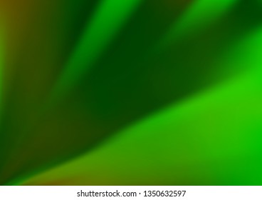 Light Green vector glossy abstract background. Creative illustration in halftone style with gradient. A completely new template for your design.