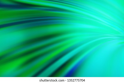 Light Green vector glossy abstract layout. Modern abstract illustration with gradient. Smart design for your work.