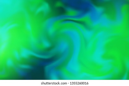Light Green vector glossy abstract backdrop. An elegant bright illustration with gradient. Background for a cell phone.