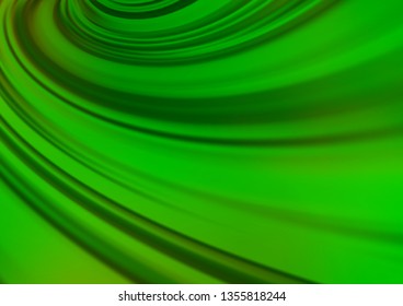 Light Green vector glossy abstract template. Creative illustration in halftone style with gradient. The template for backgrounds of cell phones.